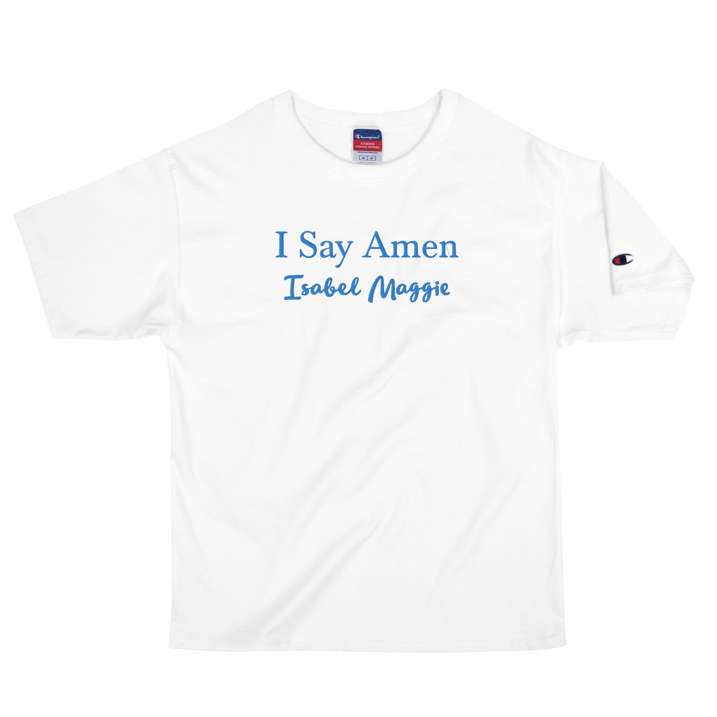 Champion I Say Amen Embroidered T-shirt