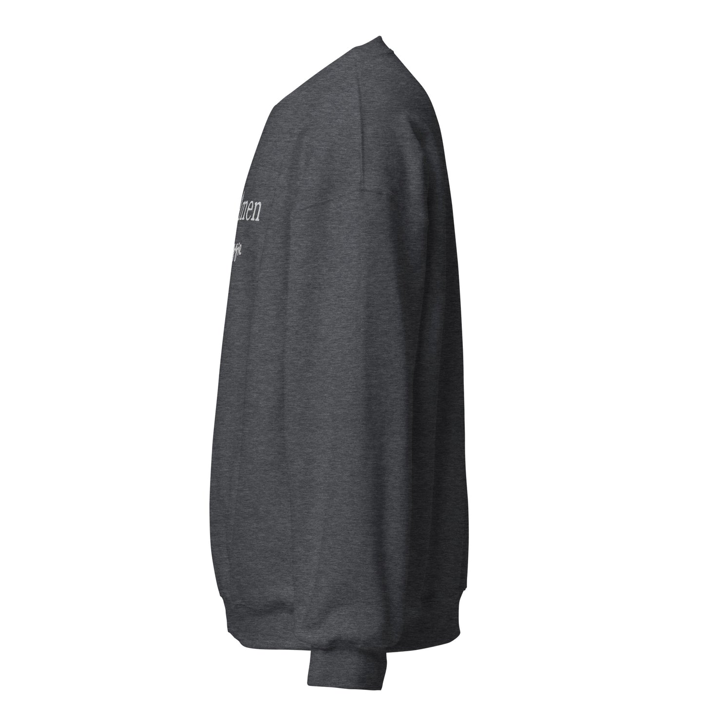 Sweatshirt Crewneck I Say Amen Embroidered
