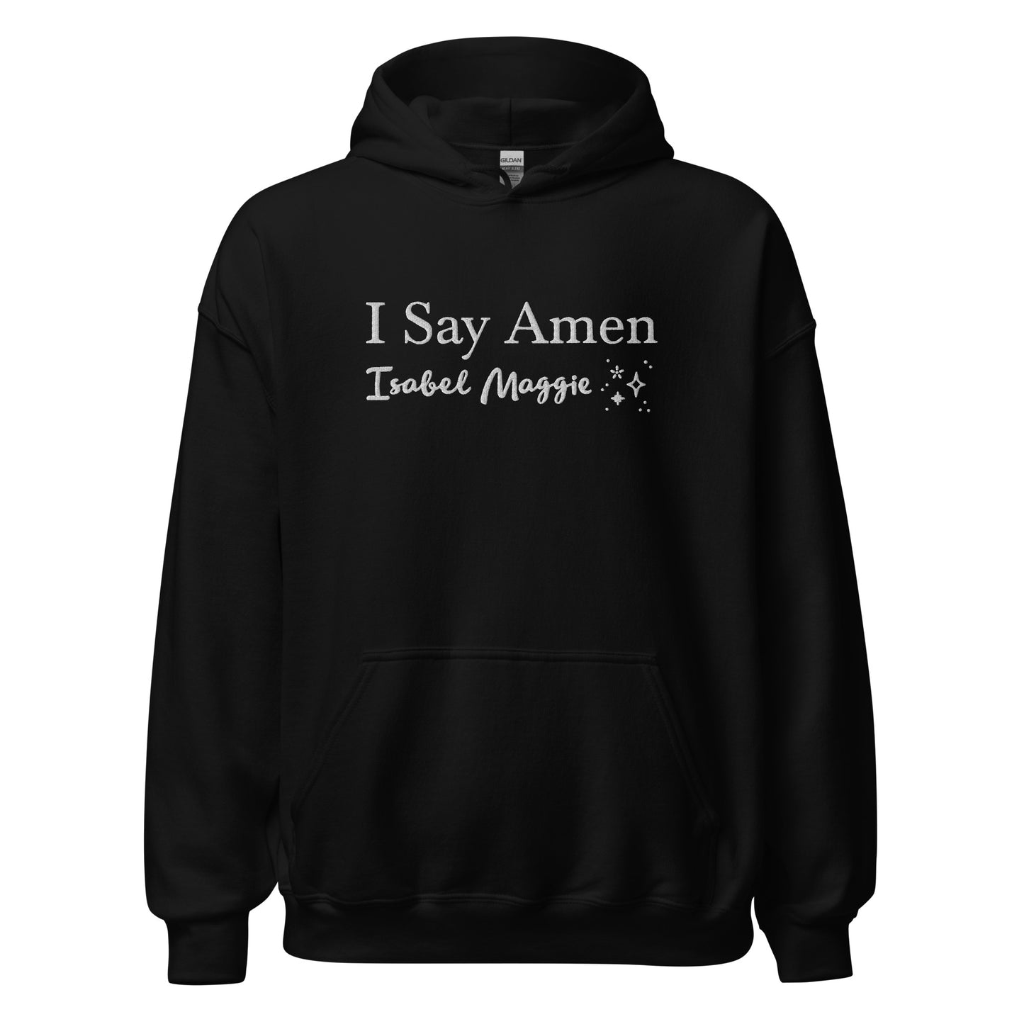 Sweatshirt Embroidered I Say Amen