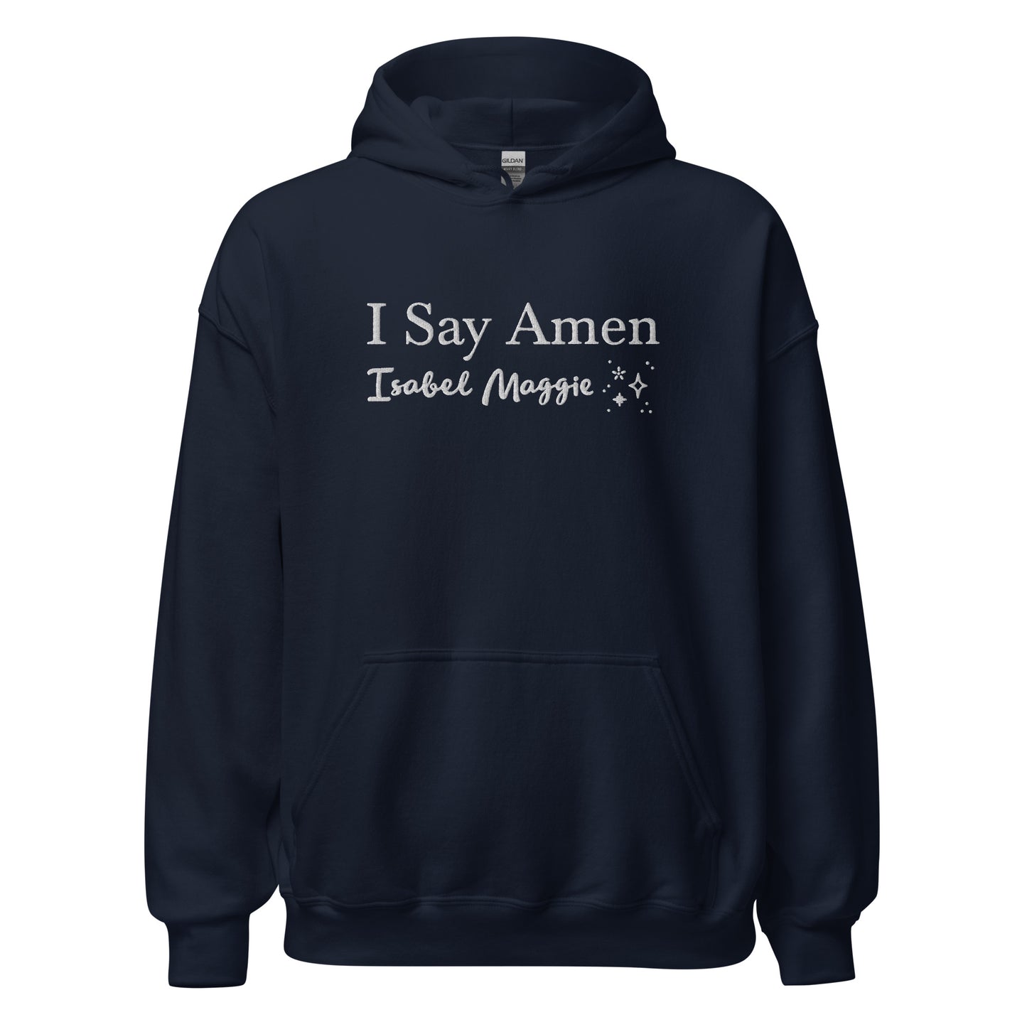 Sweatshirt Embroidered I Say Amen