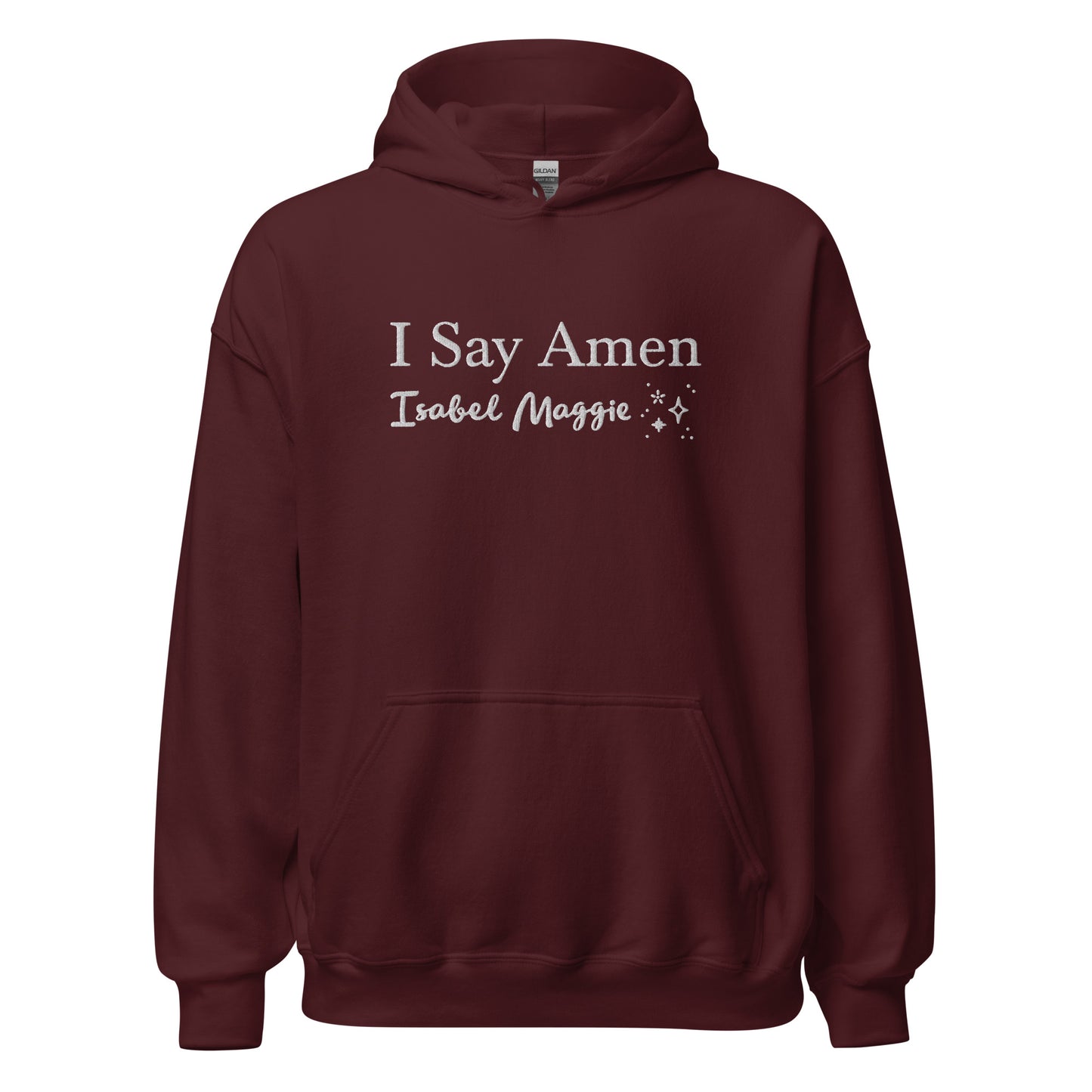 Sweatshirt Embroidered I Say Amen